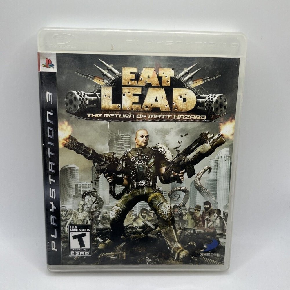 Eat Lead: The Return of Matt Hazard (Sony PlayStation 3, 2009) No Manual‎